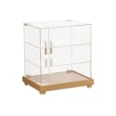Cal-Mil 23439-122 3 Tier Pastry Display Case w/ Swing Doors - 19 3/4"W x 15 1/2"D x 24"H, Acrylic/Upcycled Rice Hulls thumbnail 2