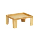 Cal-Mil 23601-6-21 Rectangular Display Tray - 10" x 12" x 6", Oak thumbnail 2