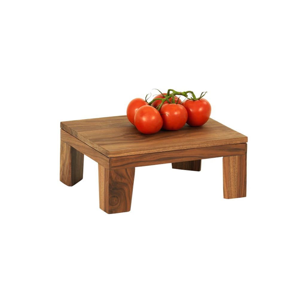 Cal-Mil 23601-6-78 Rectangular Display Tray - 10" x 12" x 6", Walnut