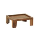 Cal-Mil 23601-6-78 Rectangular Display Tray - 10" x 12" x 6", Walnut thumbnail 2