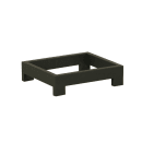 Cal-Mil 23604-3-13 Rectangular Display Tray - 10" x 12" x 3", Metal, Black thumbnail 2