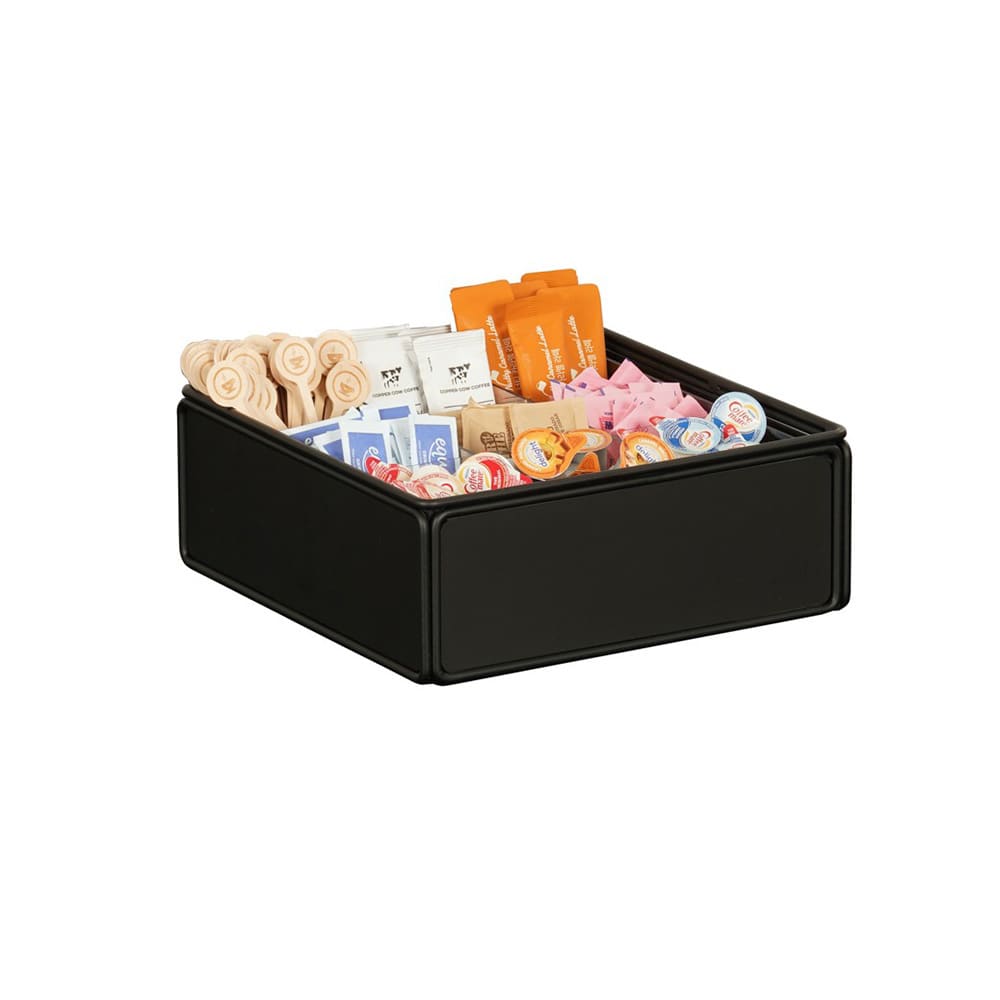 Cal-Mil 23703-13 Condiment Organizer w/ (9) Bins - Black