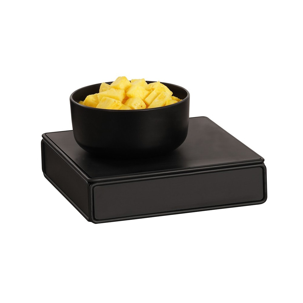 Cal-Mil 23704-3-13 12" Square Display Riser - 3"H, Metal, Black