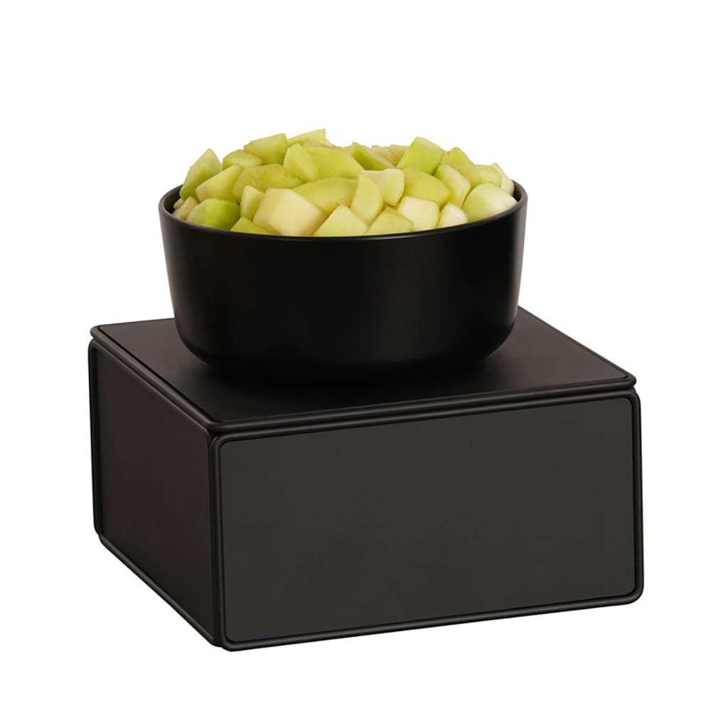 Cal-Mil 23704-6-13 12" Square Display Riser - 6"H, Metal, Black