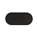 Cal-Mil 24003-136-13 13" x 6" Oval Hudson Platter - Melamine, Black thumbnail 3