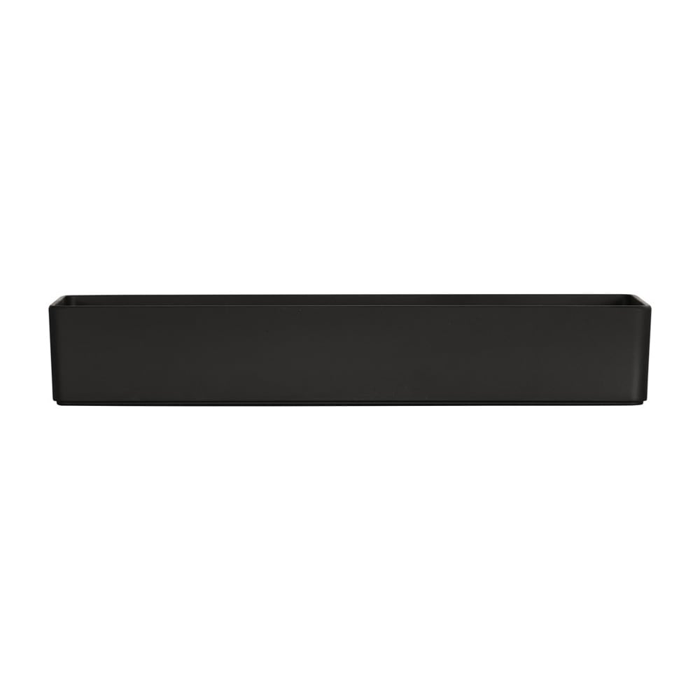 Cal-Mil 24004-186-13 Rectangular Melamine Bowl - 18" x 6", Black
