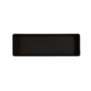 Cal-Mil 24004-186-13 Rectangular Melamine Bowl - 18" x 6", Black thumbnail 2