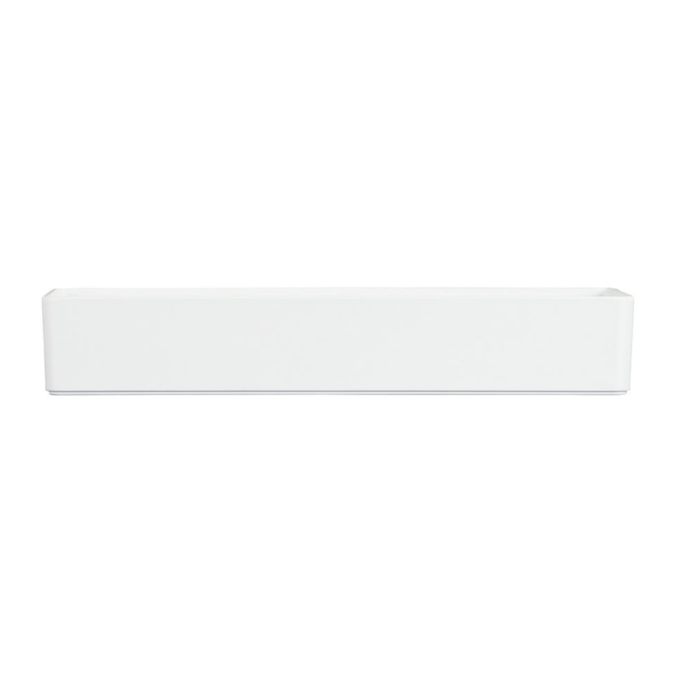 Cal-Mil 24004-186-15 Rectangular Melamine Bowl - 18" x 6", White