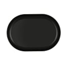 Cal-Mil 24005-117-13 11" x 7" Oval Oslo Platter - Melamine, Black thumbnail 2