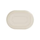 Cal-Mil 24005-139-103 13" x 9" Oval Oslo Platter - Melamine, Ivory thumbnail 3