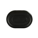 Cal-Mil 24005-139-13 13" x 9" Oval Oslo Platter - Melamine, Black thumbnail 3