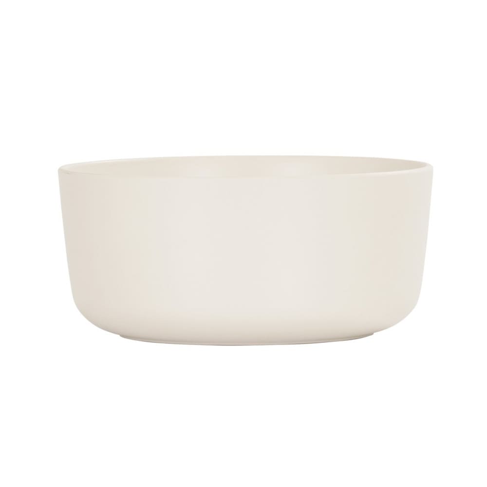 Cal-Mil 24006-10-103 142 oz Round Melamine Serving Bowl - Ivory