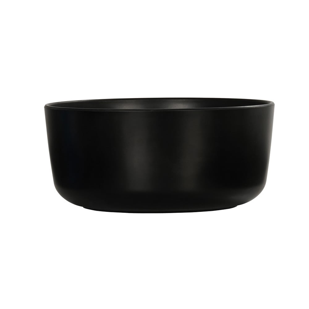 Cal-Mil 24006-10-13 142 oz Round Melamine Serving Bowl - Black