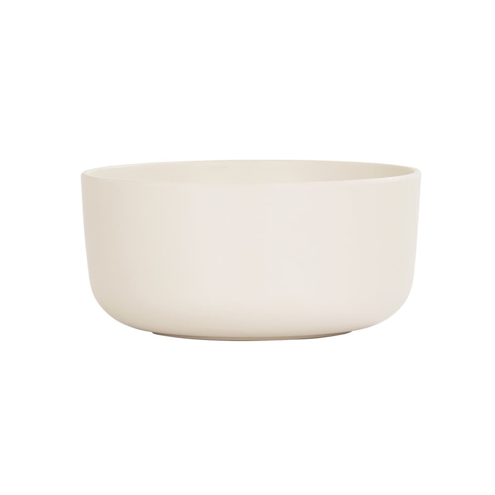 Cal-Mil 24006-8-103 72 oz Round Melamine Serving Bowl - Ivory