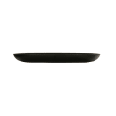 Cal-Mil 24007-10-13 10" Square Melamine Oslo Plate, Black thumbnail 2