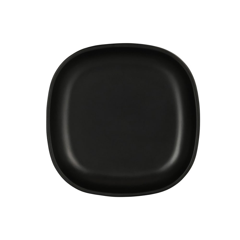 Cal-Mil 24007-6-13 6" Square Melamine Oslo Plate, Black