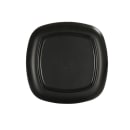 Cal-Mil 24007-8-13 8" Square Melamine Oslo Plate, Black thumbnail 2