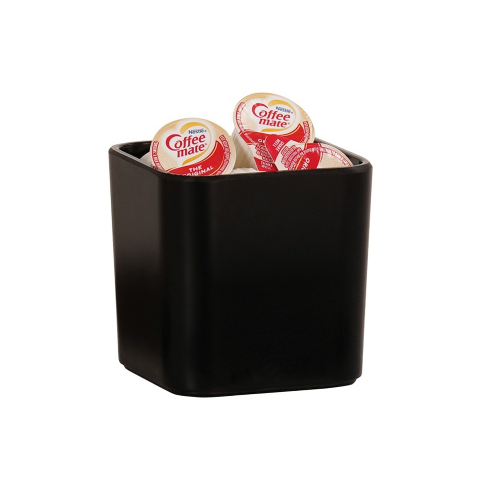 Cal-Mil 24021-4-13 Square 18 oz Condiment Jar - Ivory