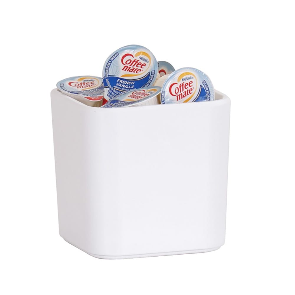 Cal-Mil 24021-4-15 Square 18 oz Condiment Jar - Black