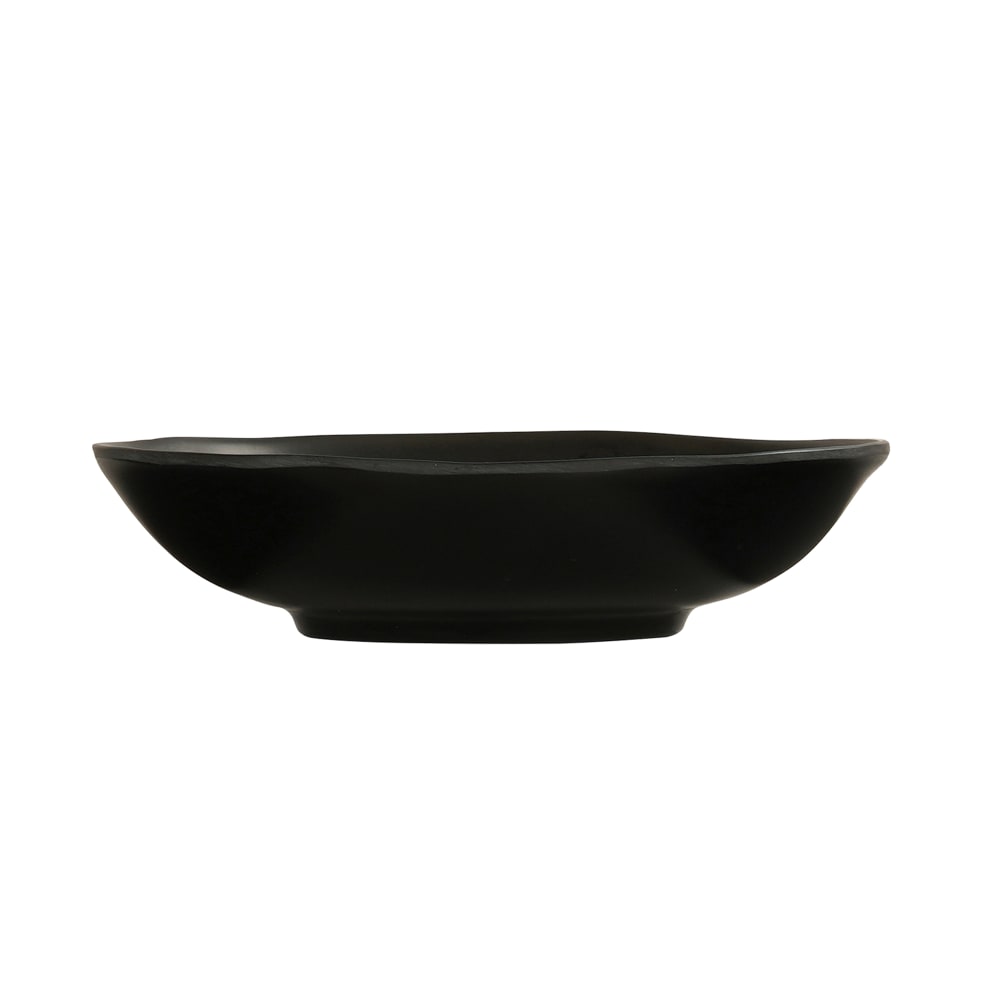 Cal-Mil 24030-12-13 96 oz Round Melamine Serving Bowl - Black