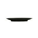 Cal-Mil 24031-11-13 11" Round Melamine Hand Thrown Plate, Black thumbnail 2