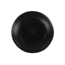 Cal-Mil 24031-11-13 11" Round Melamine Hand Thrown Plate, Black thumbnail 3