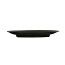 Cal-Mil 24031-7-13 7" Round Melamine Hand Thrown Plate, Black thumbnail 2