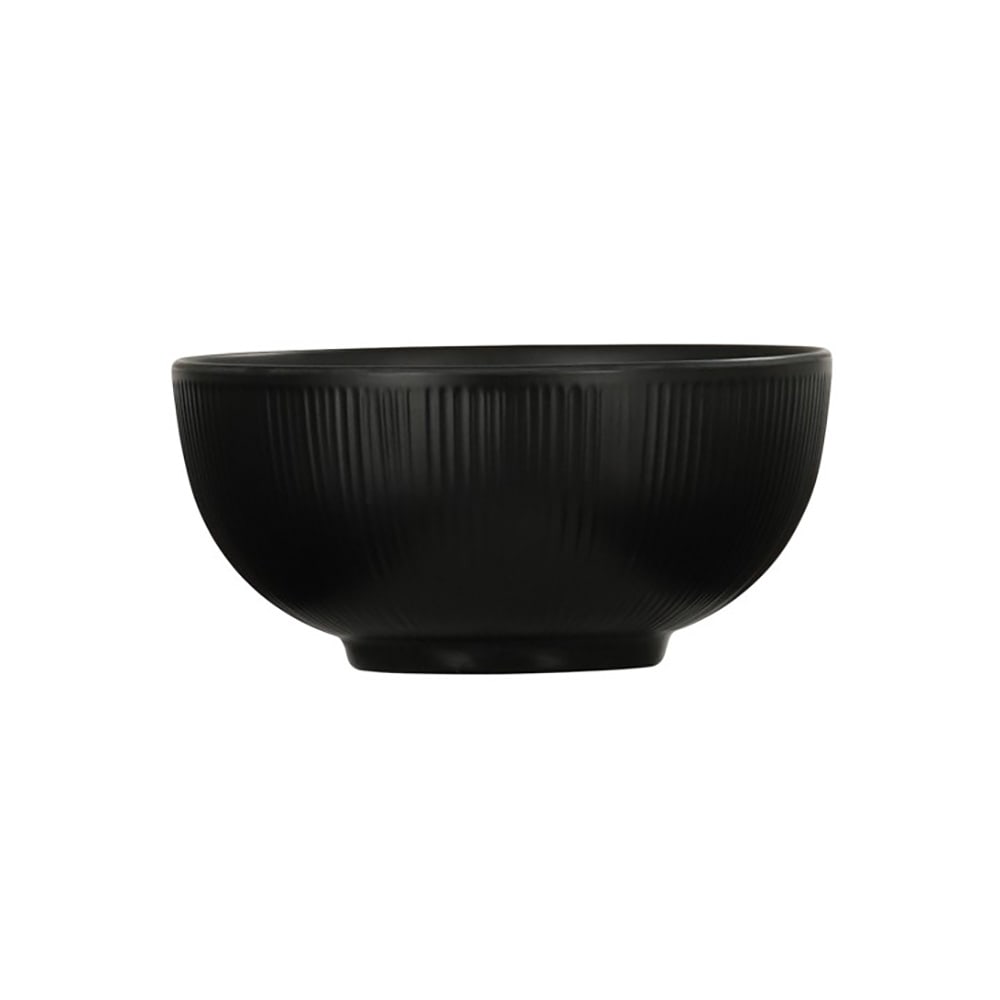 Cal-Mil 24050-7-13 36 oz Round Melamine Bowl - Black