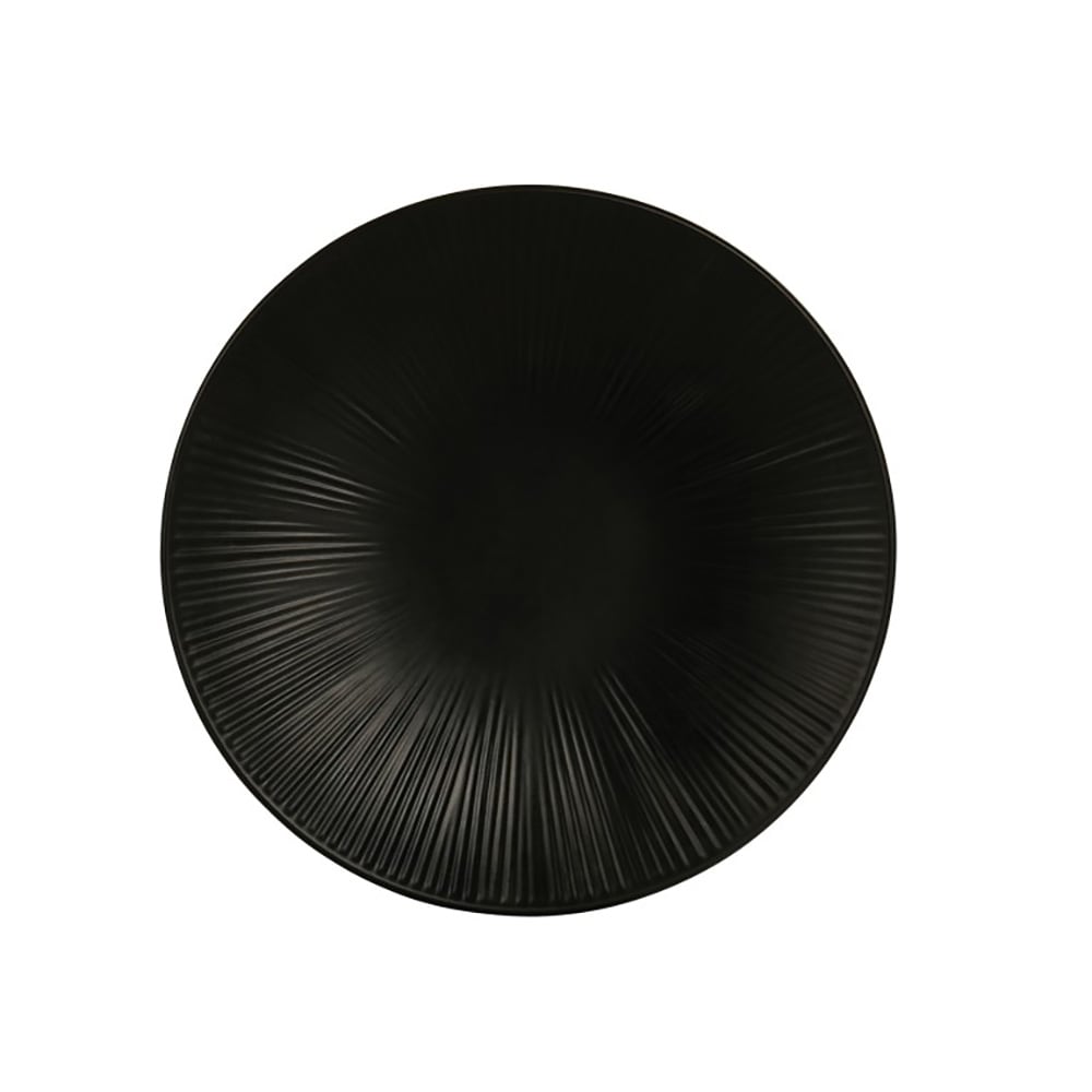 Cal-Mil 24051-9-13 9" Round Melamine Nomi Plate, Black