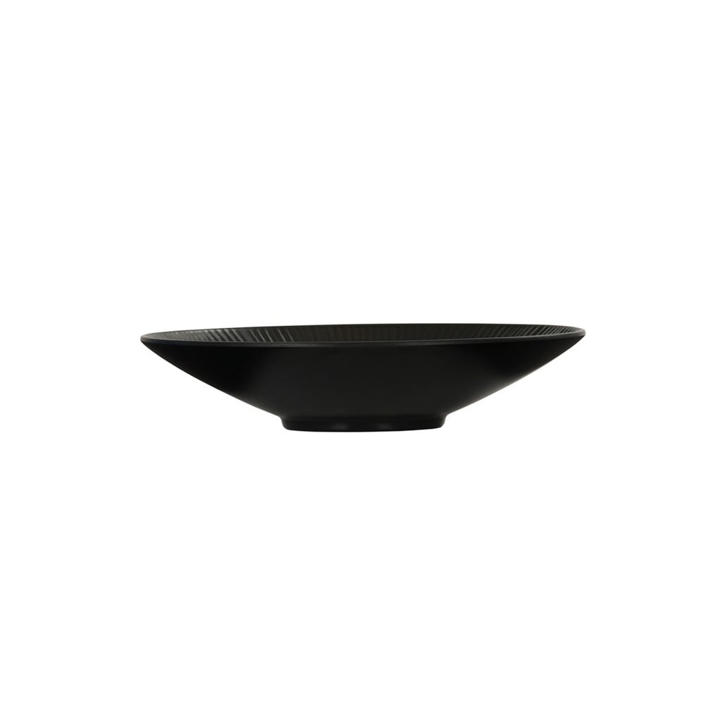 Cal-Mil 24057-10-13 40 oz Round Melamine Serving Bowl - Black