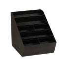 Cal-Mil 24066-13 7 Compartment Lid, Straw & Condiment Organizer - ABS, Black thumbnail 2