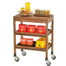 Cal-Mil 24072-78 Serving Cart w/ (3) Shelves - 27"W x 16"D x 30 3/4"H, Walnut thumbnail 2