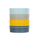 Cal-Mil 24126-9-111 Bento Box - 9" x 3", Melamine, Stone Blue thumbnail 3