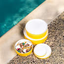 Cal-Mil 24126-9-42 Bento Box - 9" x 3", Melamine, Sunshine Yellow thumbnail 5