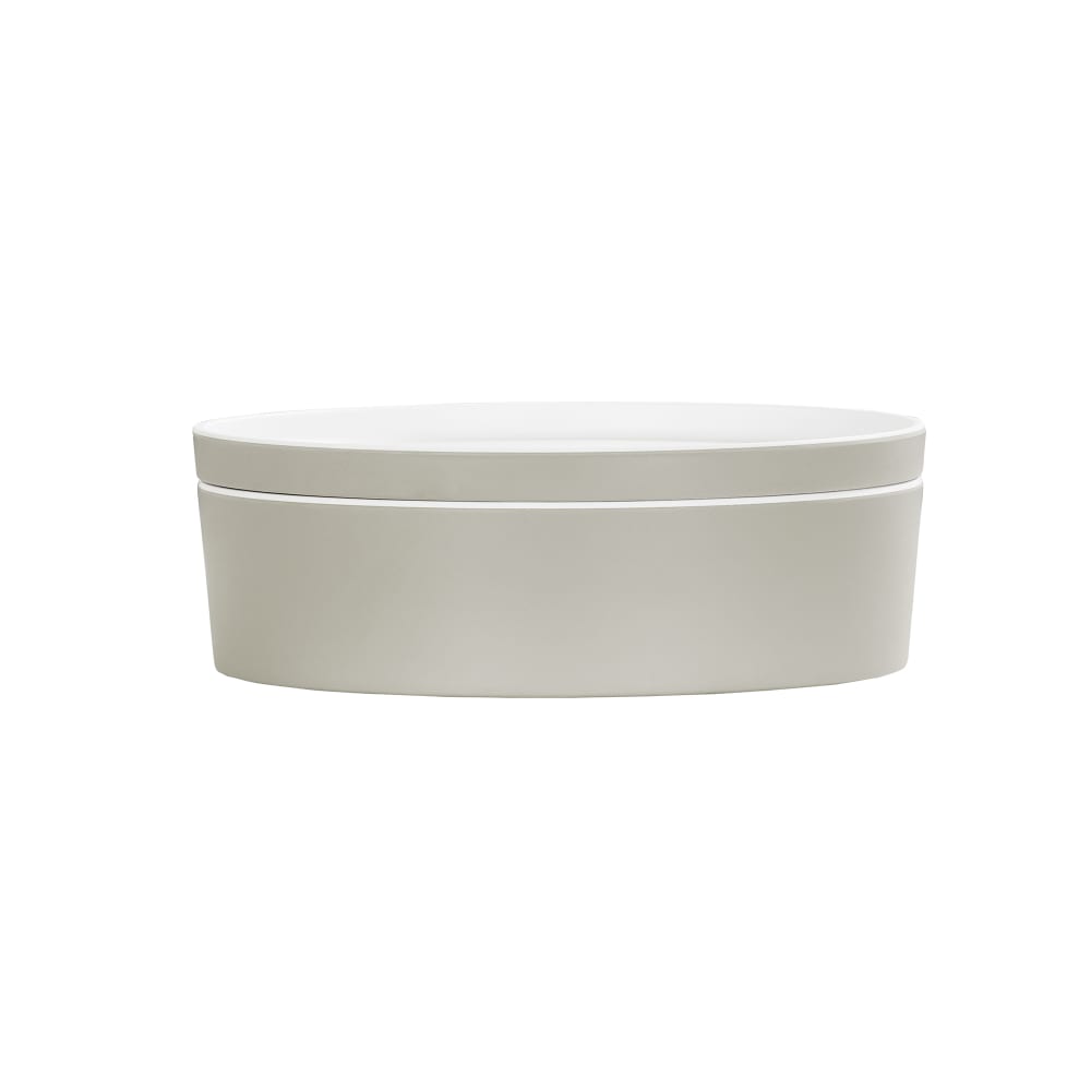 Cal-Mil 24128-7-102 Bento Box - 7" x 3", Melamine, Ash