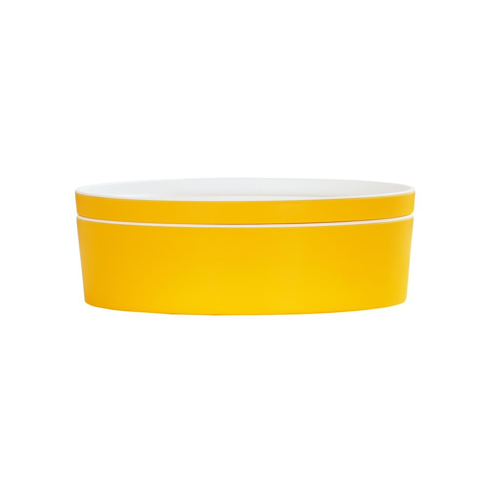 Cal-Mil 24128-7-42 Bento Box - 7" x 3", Melamine, Sunshine Yellow