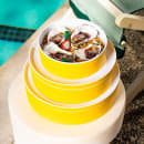 Cal-Mil 24128-7-42 Bento Box - 7" x 3", Melamine, Sunshine Yellow thumbnail 3