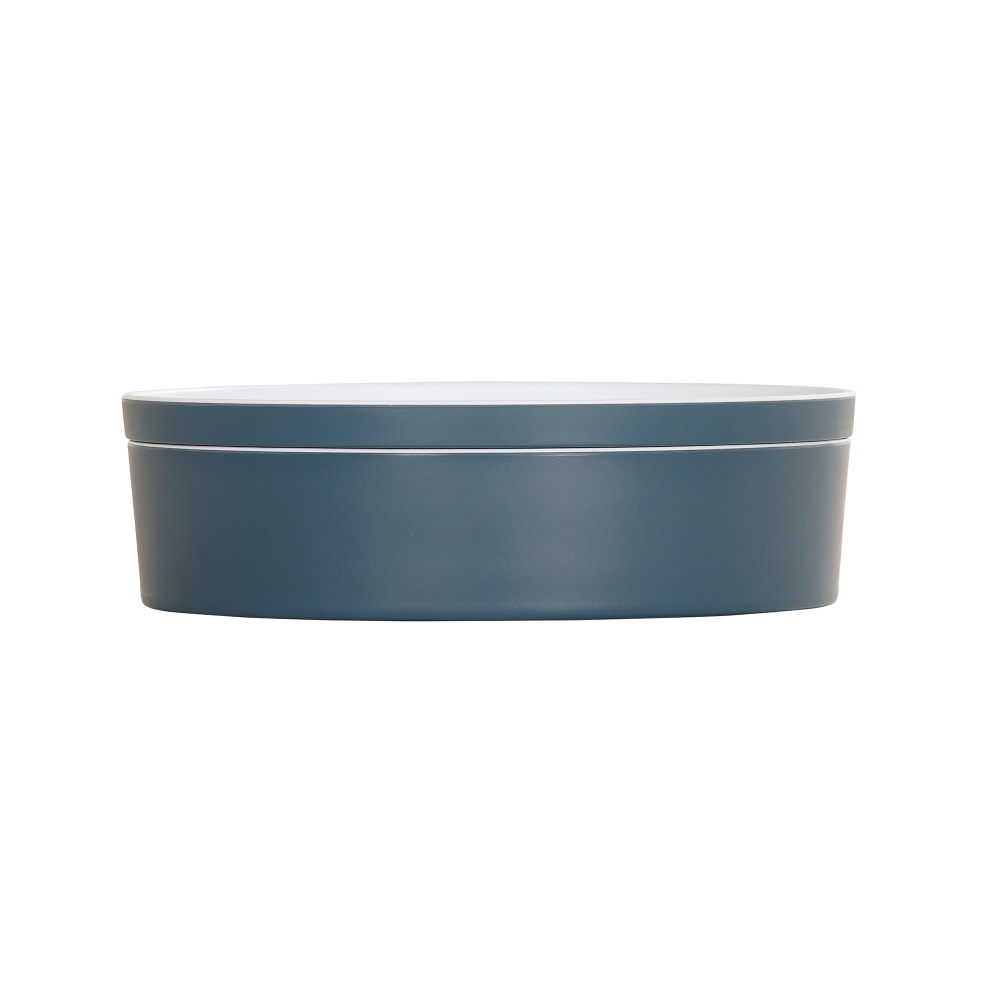 Cal-Mil 24129-10-111 Bento Box - 10 1/2" x 3", Melamine, Stone Blue
