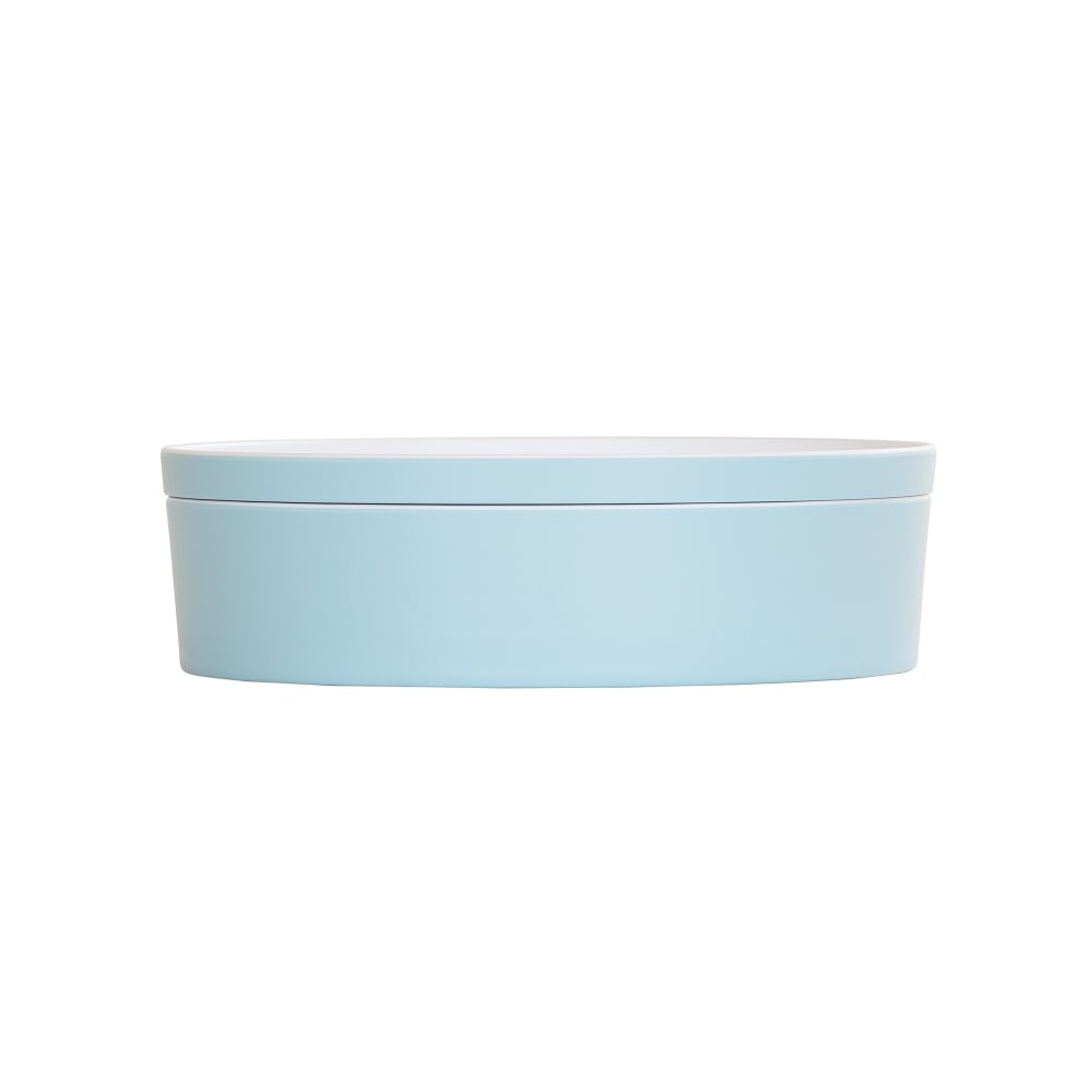 Cal-Mil 24129-10-127 Bento Box - 10 1/2" x 3", Melamine, Ocean Blue