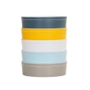 Cal-Mil 24129-10-127 Bento Box - 10 1/2" x 3", Melamine, Ocean Blue thumbnail 4