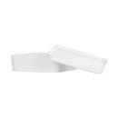 Cal-Mil 24130-8-15 Bento Box - 8 1/4" x 8 1/4" x 3", Melamine, White thumbnail 2