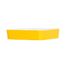 Cal-Mil 24131-10-42 Bento Box - 10 1/2" x 10 1/2" x 3", Melamine, Sunshine Yellow thumbnail 3