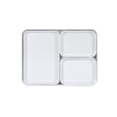 Cal-Mil 24132-1410-111 Bento Box - 14" x 10 1/2" x 3", Melamine, Stone Blue thumbnail 3