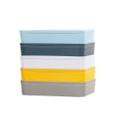 Cal-Mil 24132-46-15 Bento Box Insert - 6" x 4 1/2" x 2 1/2", Melamine, White thumbnail 2