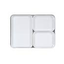 Cal-Mil 24132-46-15 Bento Box Insert - 6" x 4 1/2" x 2 1/2", Melamine, White thumbnail 3