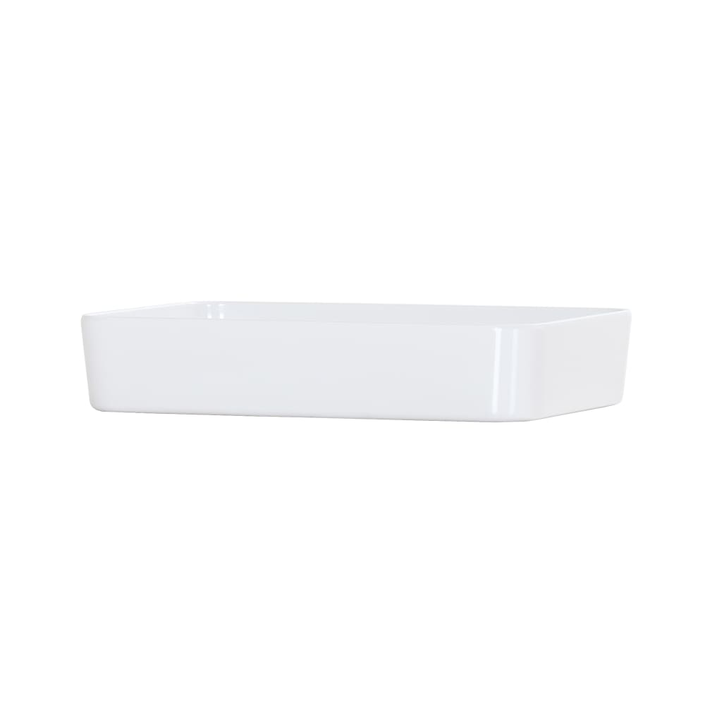Cal-Mil 24132-96-15 Bento Box Insert - 9" x 6" x 2 1/2", Melamine, White