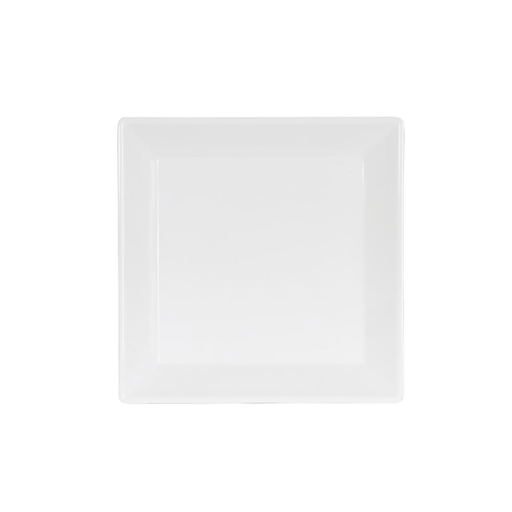 Cal-Mil 24201-10-15 10" Square Melamine Plate, White
