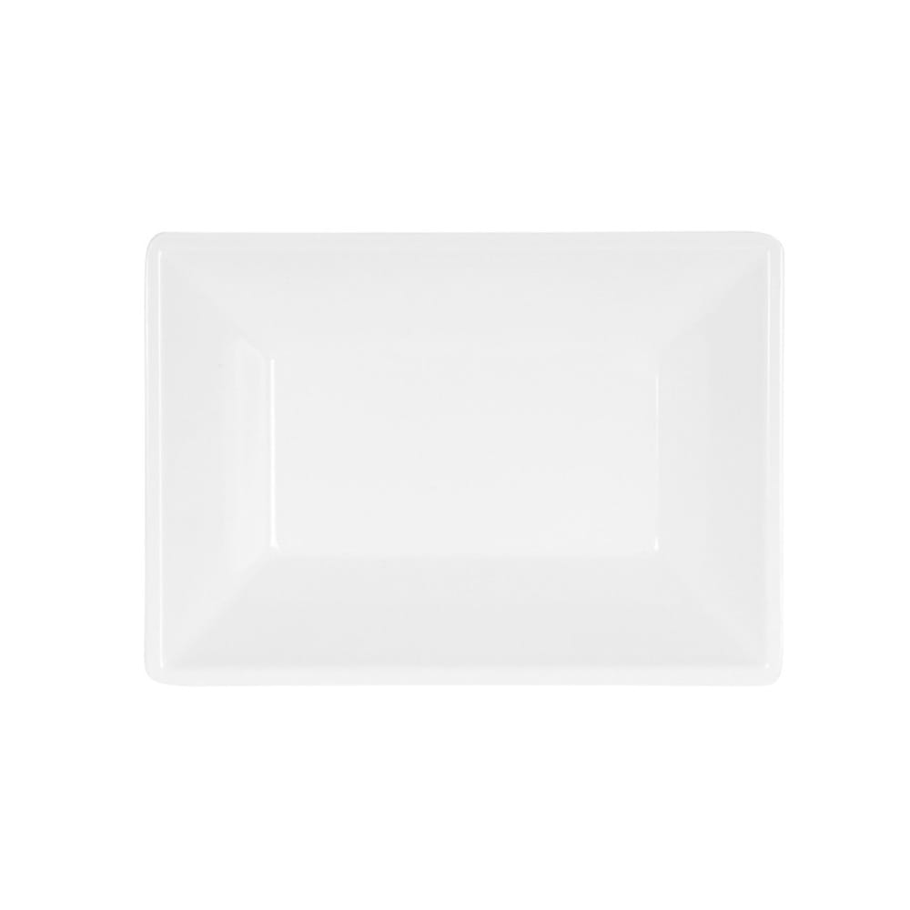 Cal-Mil 24201-57-15 Rectangular Melamine Plate - 5" x 7", White