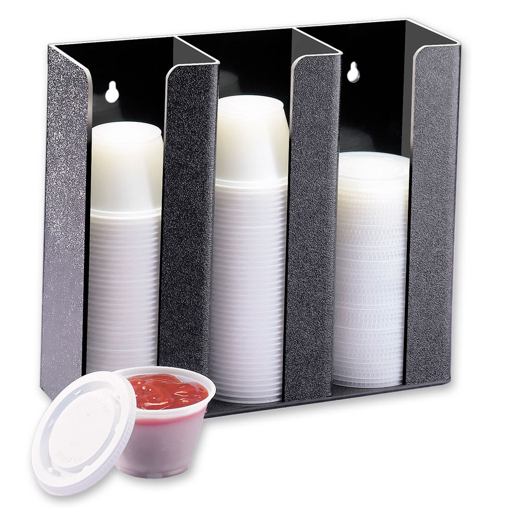 Cal-Mil 278-4 Wall Or Counter Mount Lid & Ramekin Organizer, Up To 4" Diam