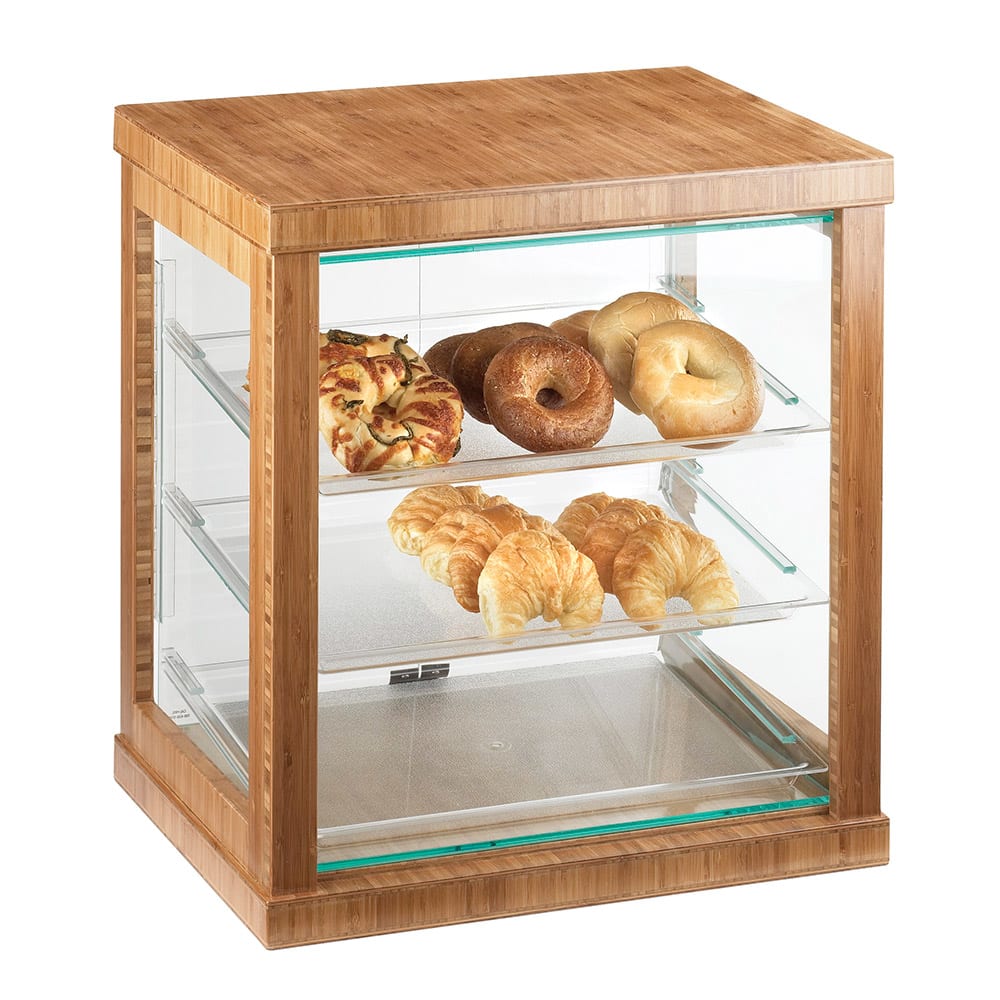 Cal-Mil 284-60 Frame Display Case - 21x16 1/4x22 1/2", Bamboo